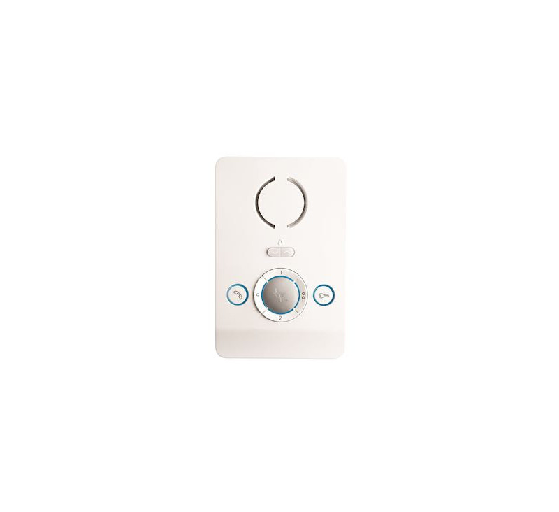 Poste audio mains libres 2 fils blanc PERLA