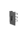 Vertical Pole Mount - Stainless Steel - Hikvision Black