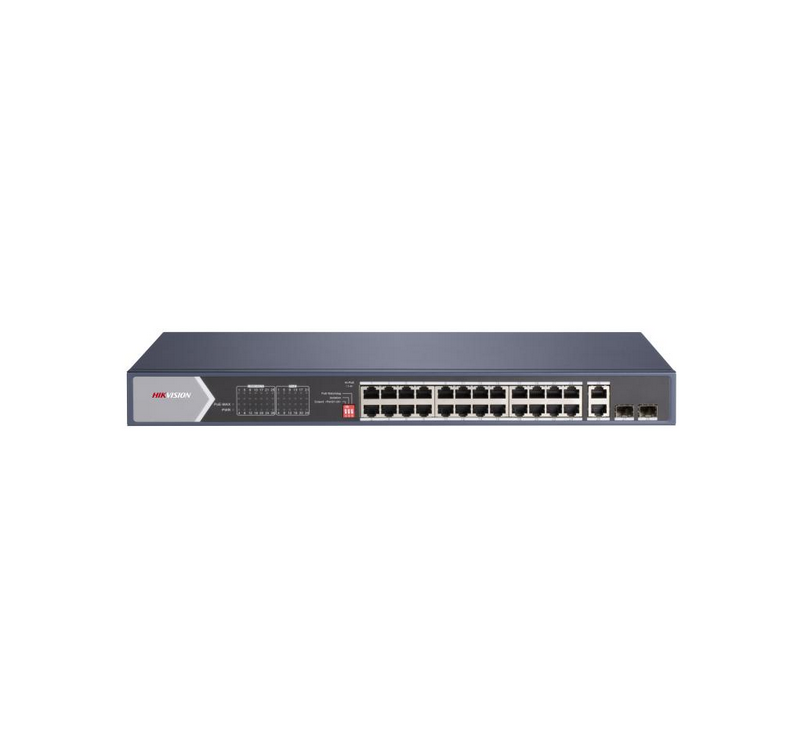 L2 - Unmanaged - 24 Gigabit RJ45 PoE ports -