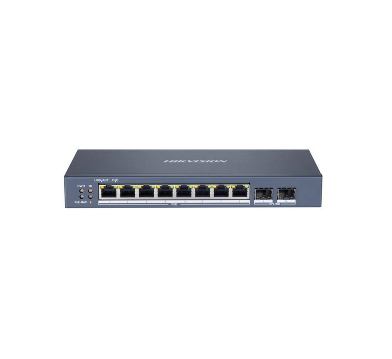 L2 - Smart Managed - 8 Gigabit PoE ports - Health Monitor -