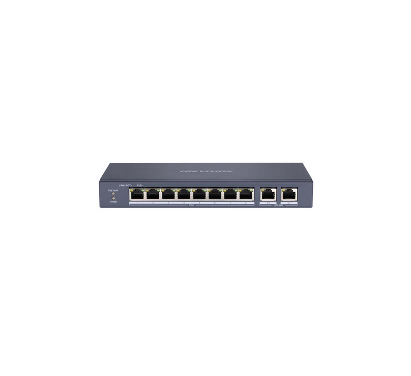 L2 - Unmanaged - 8 10/100M RJ45 PoE ports -