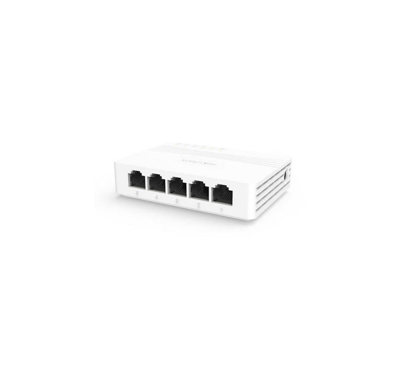 L2 - Unmanaged - 5 Gigabit RJ45 ports - desktop plastic switch